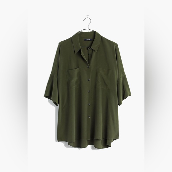 Madewell | Silk Courier Shirt - Picture 13 of 13
